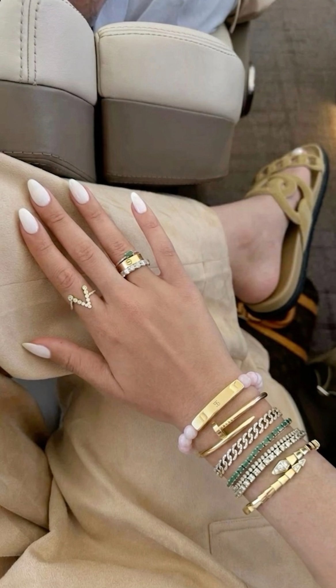 Pink Sorbet Gold Bracelet