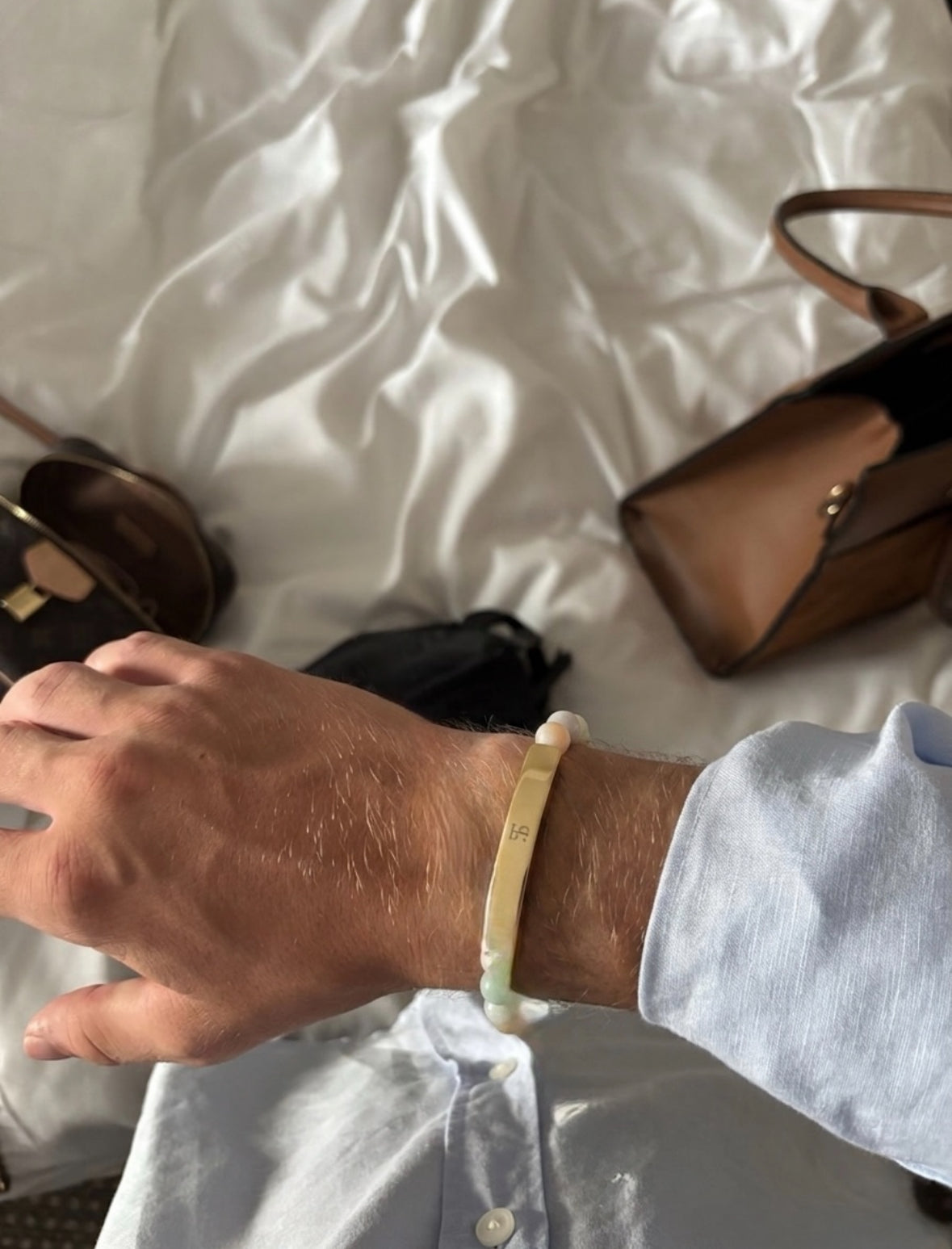 Coastal Mist Gold Bracelet