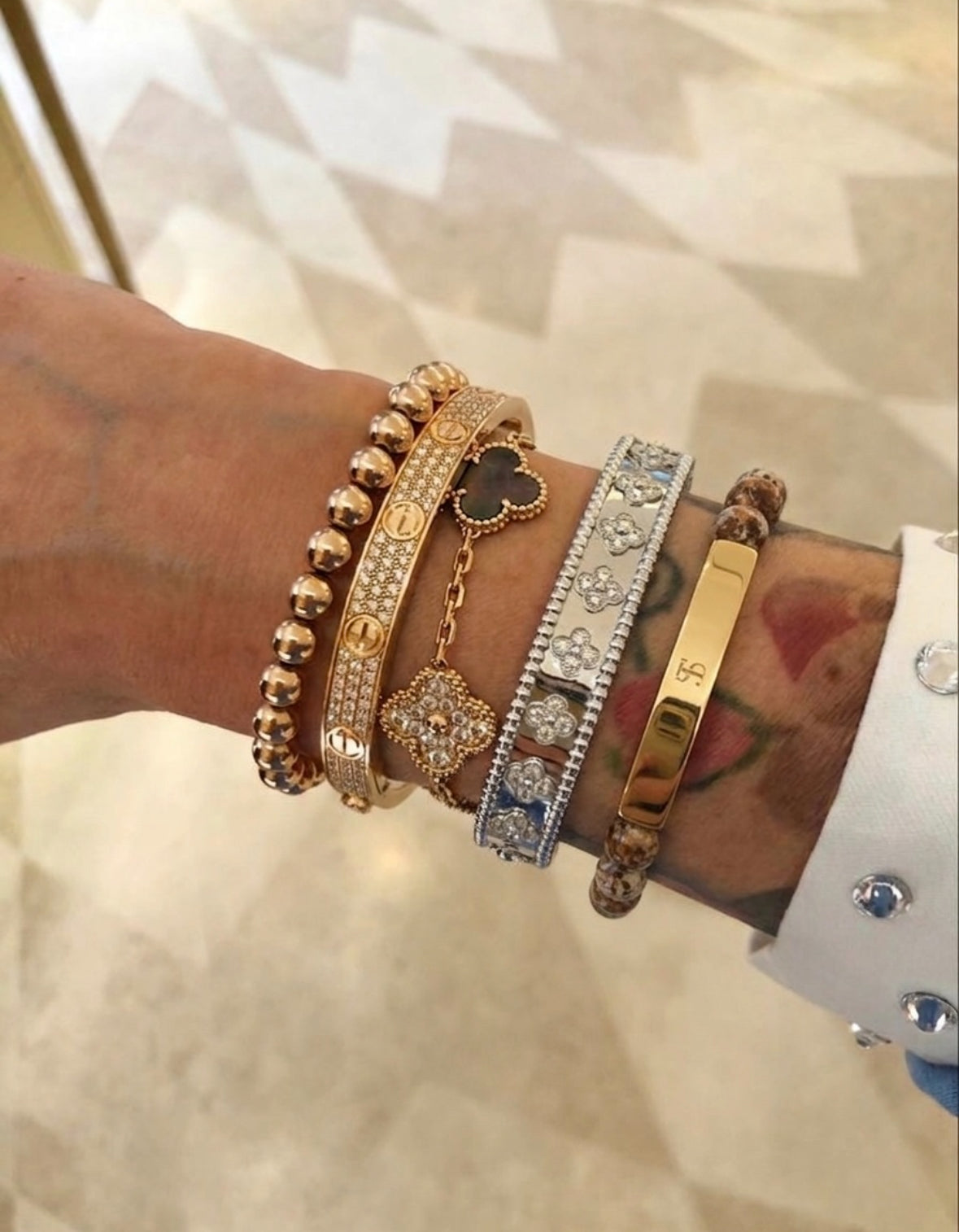 Desert Dust Gold Bracelet
