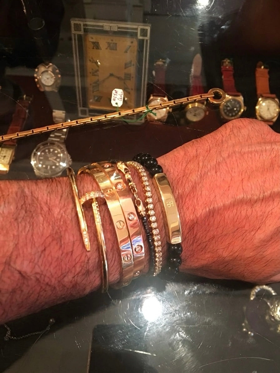 Void Onyx Gold Bracelet