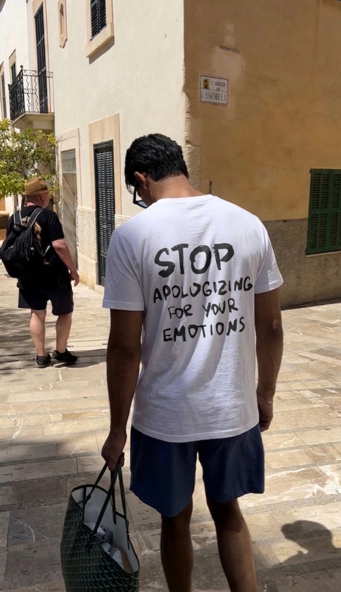 Embrace Your Emotions White Tee