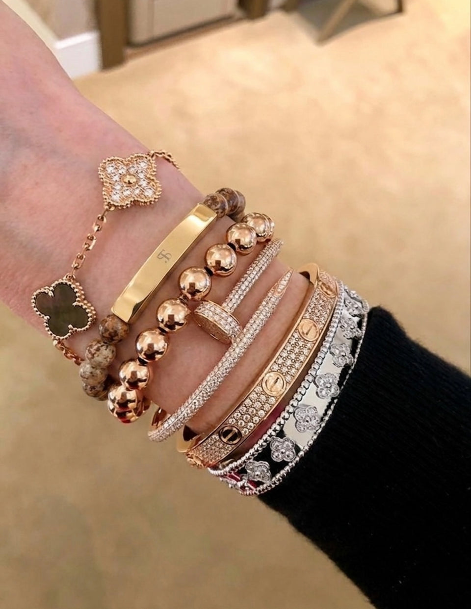 Desert Dust Gold Bracelet