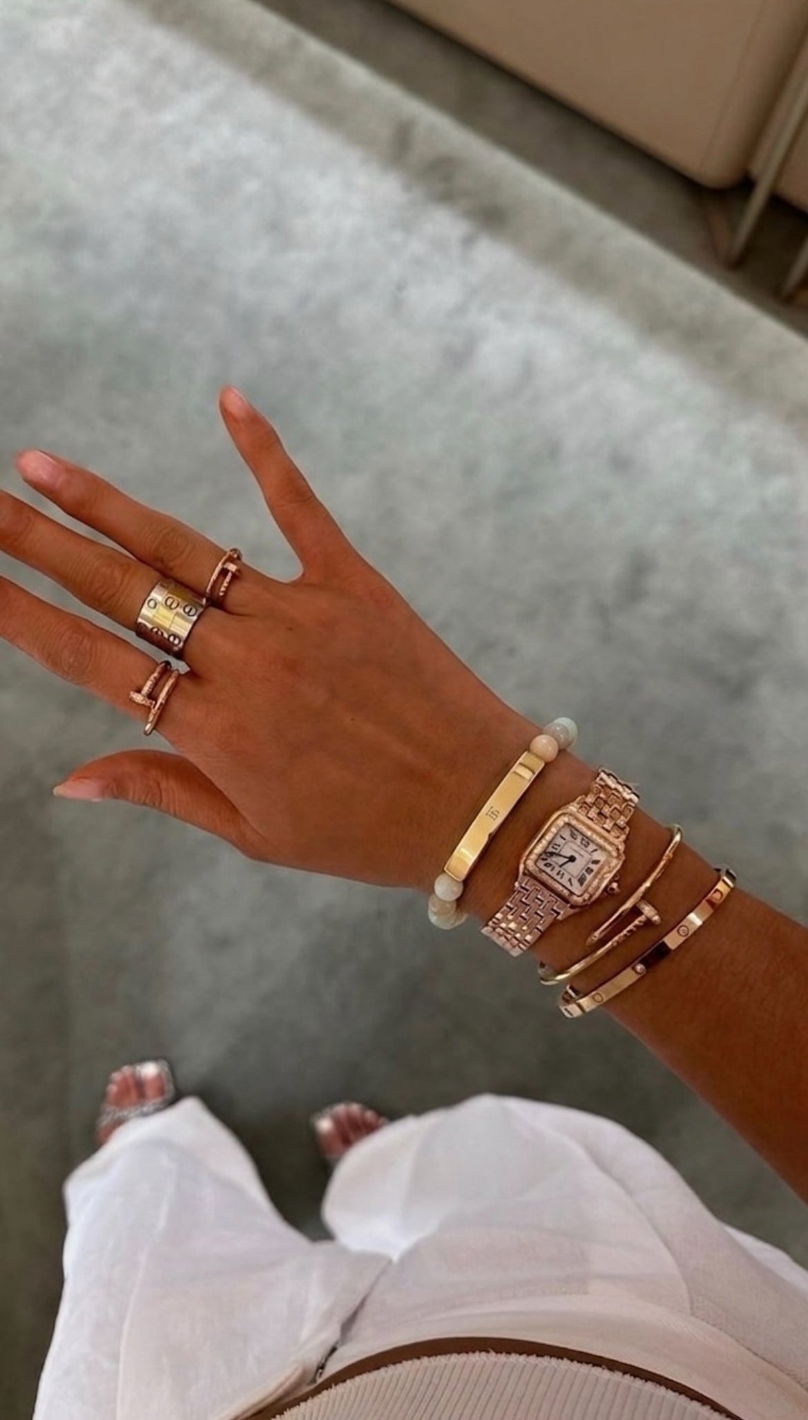 Coastal Mist Gold Bracelet