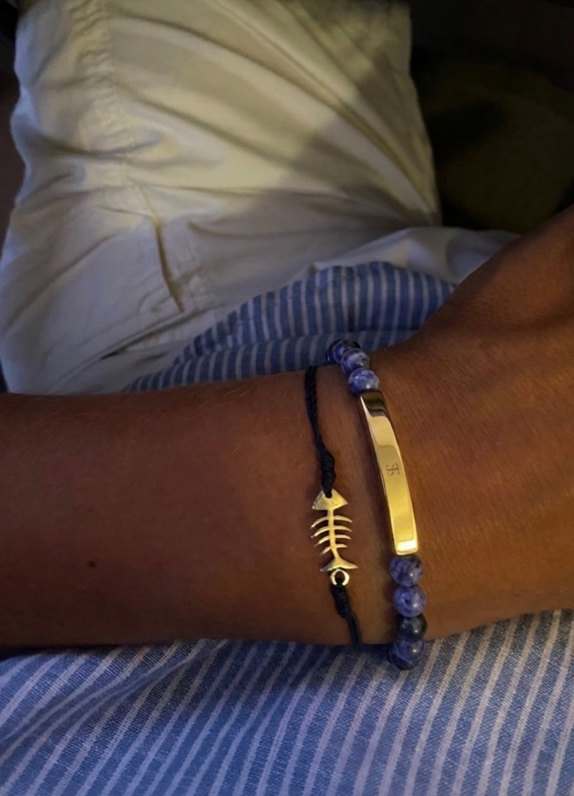 Indigo Night Gold Bracelet