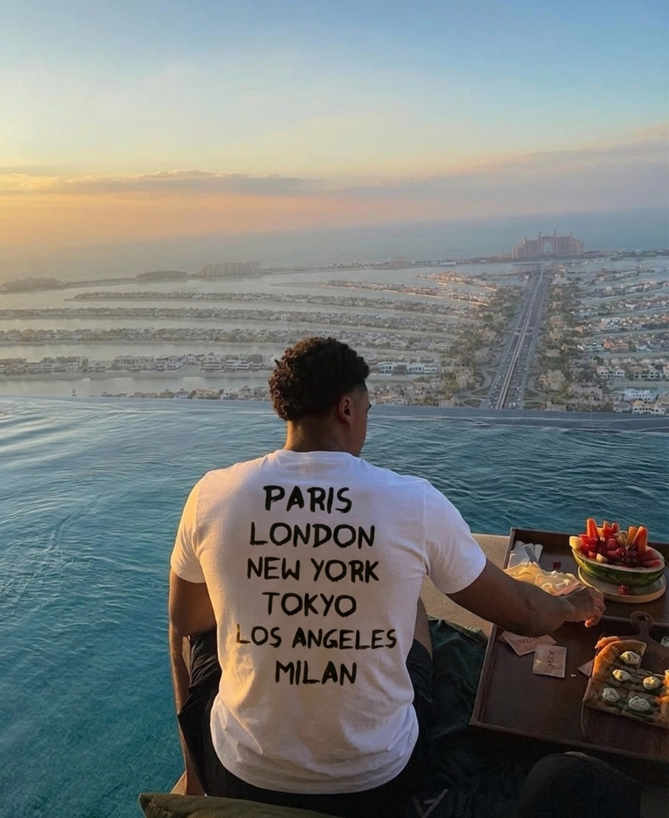 Global Cities White Tee