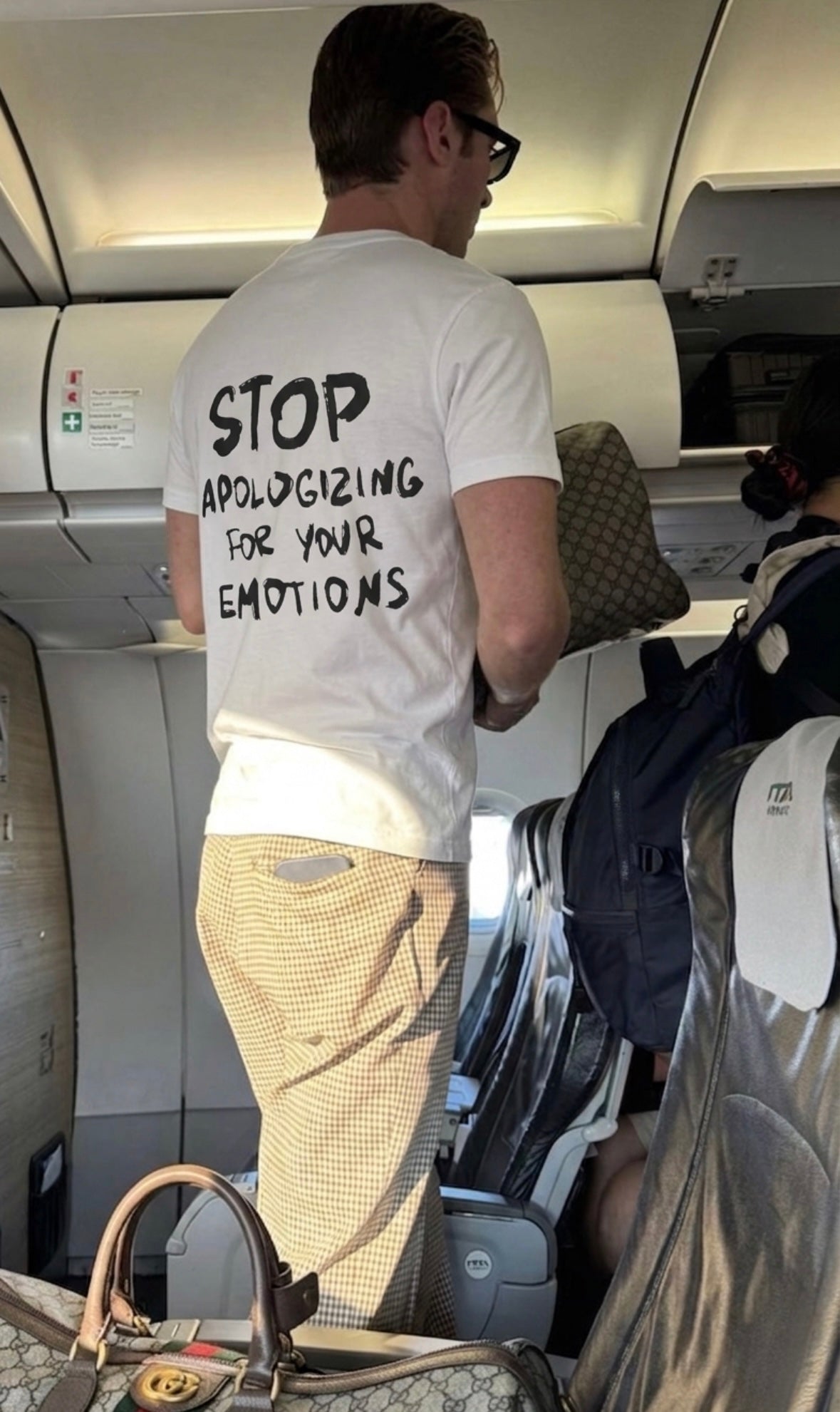 Embrace Your Emotions White Tee