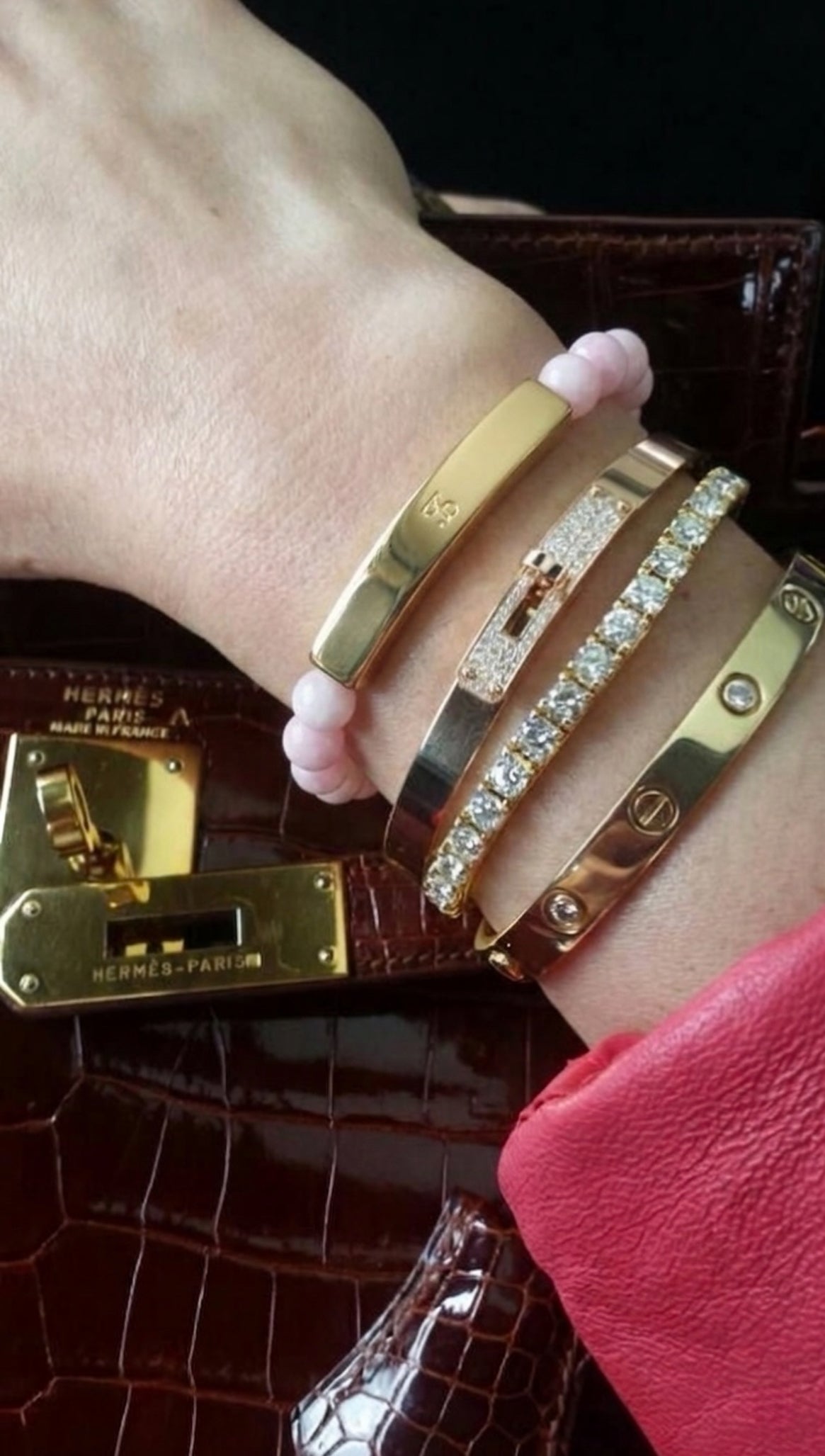Pink Sorbet Gold Bracelet