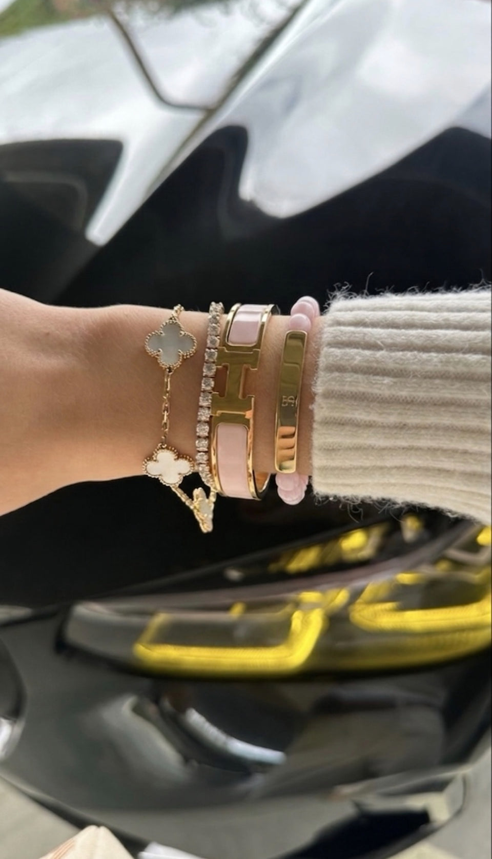 Pink Sorbet Gold Bracelet