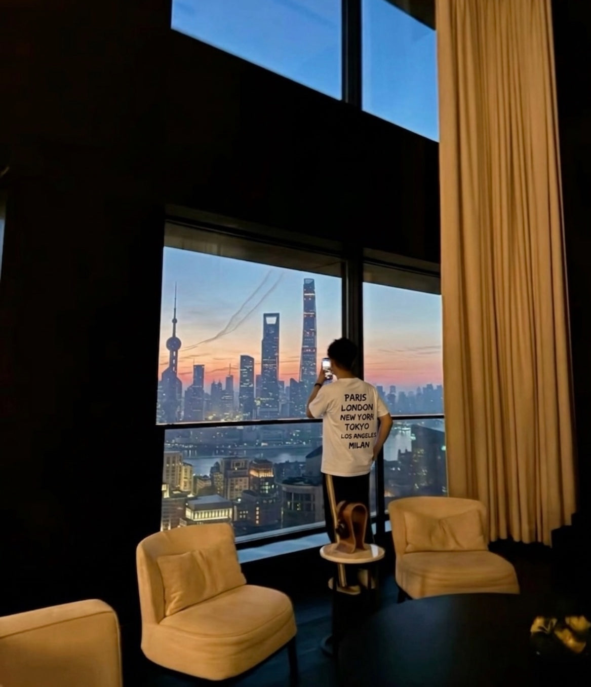 Global Cities White Tee