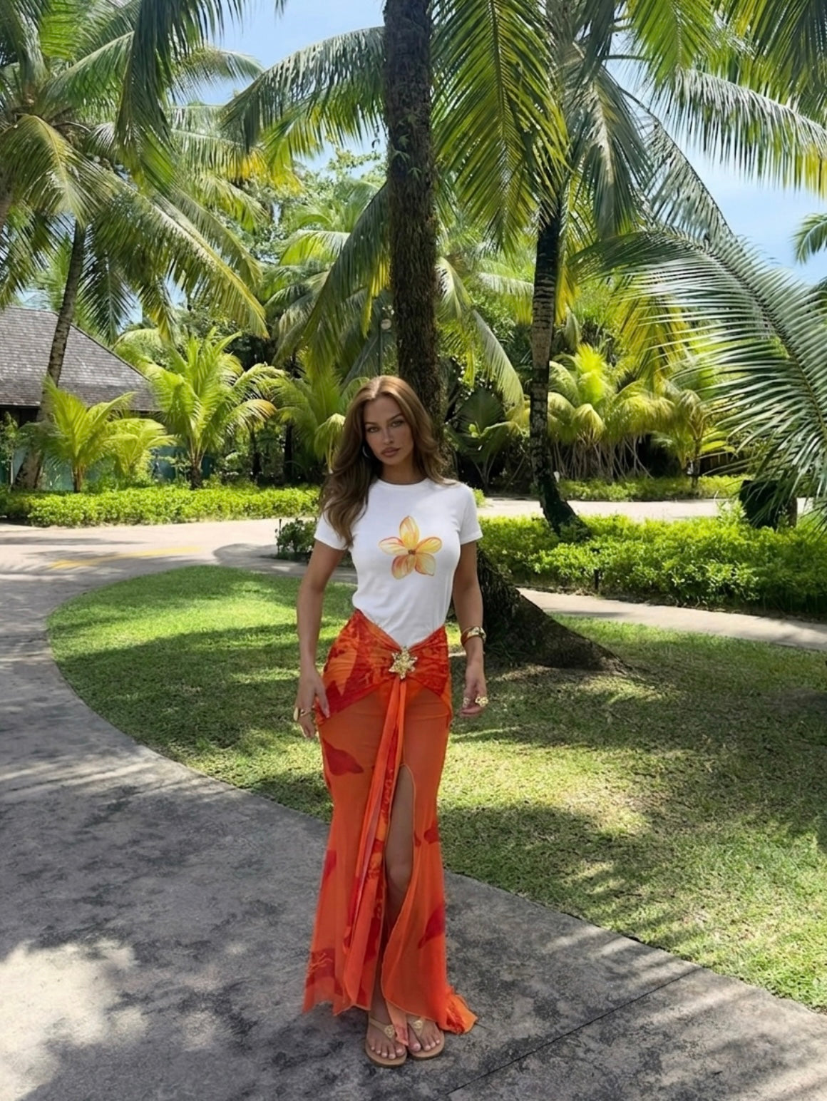 Tropical Blossom Tee