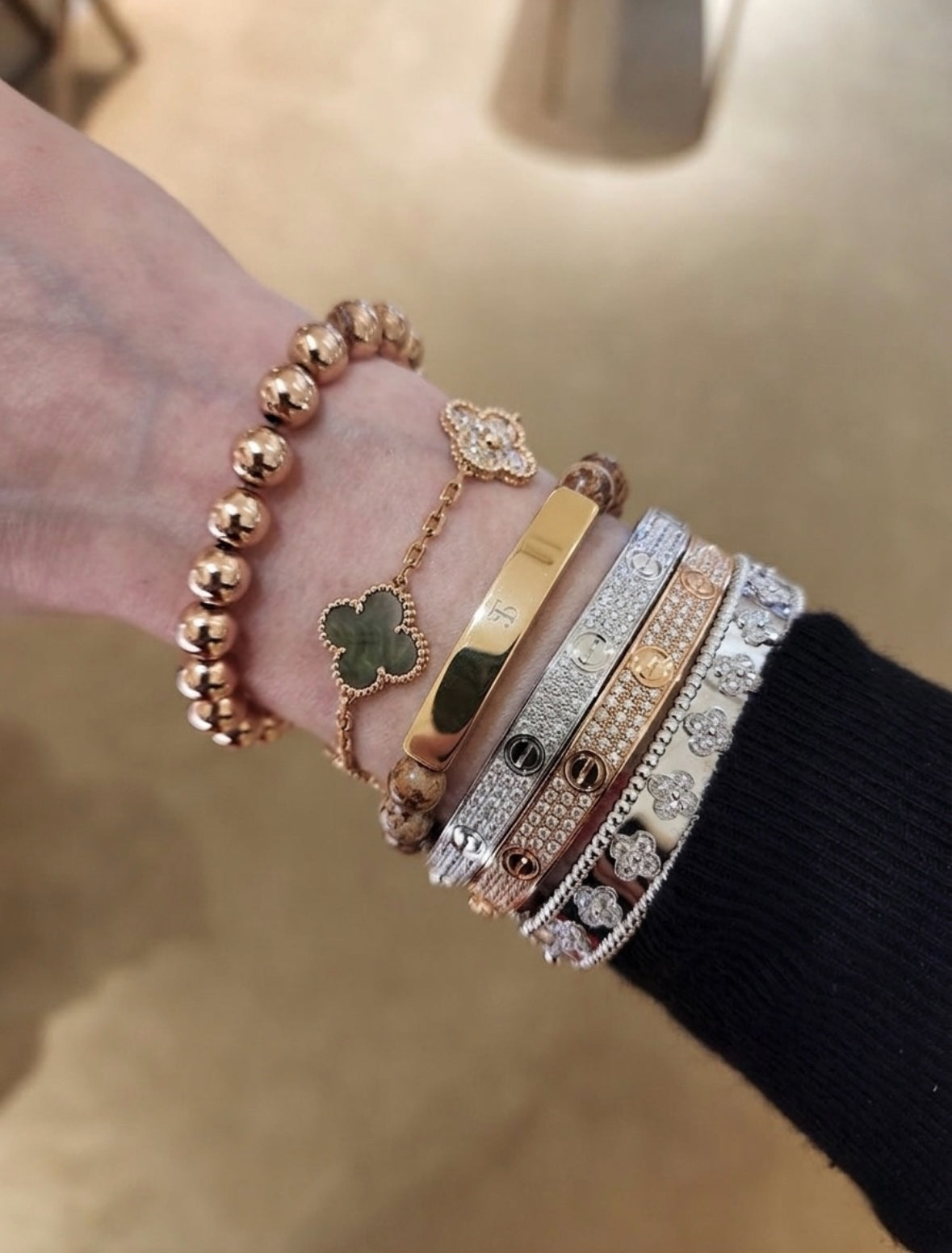 Desert Dust Gold Bracelet