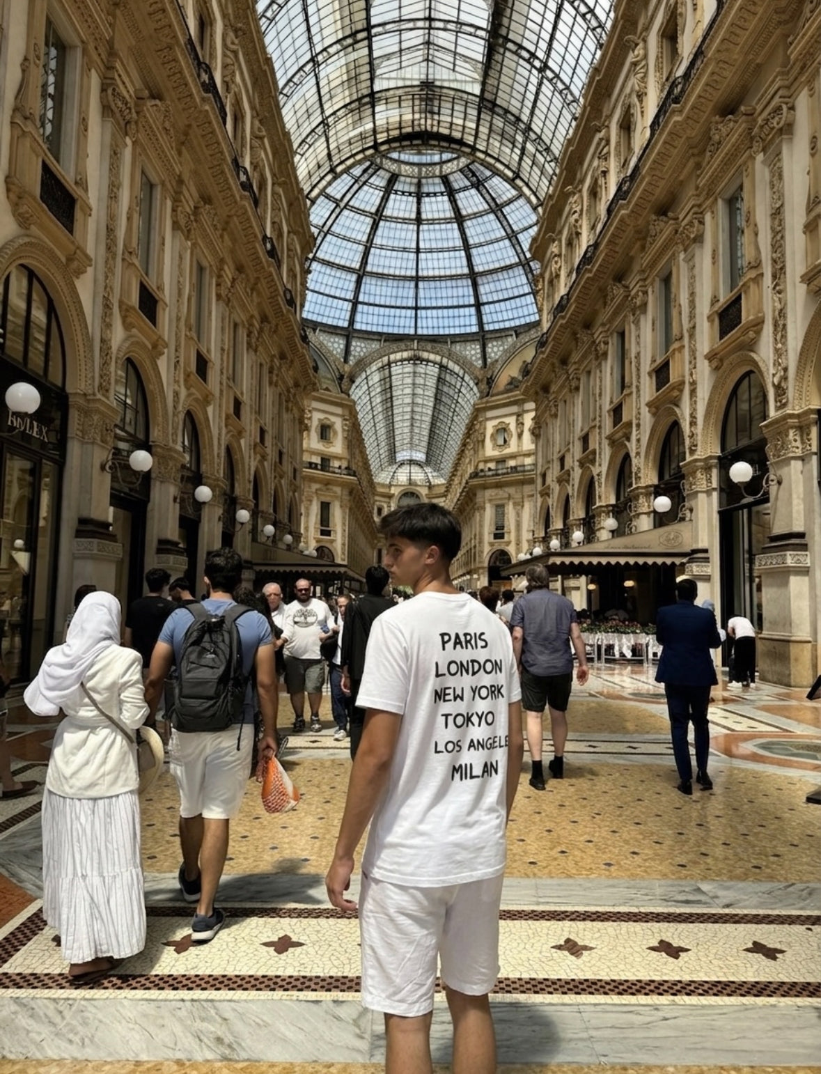 Global Cities White Tee