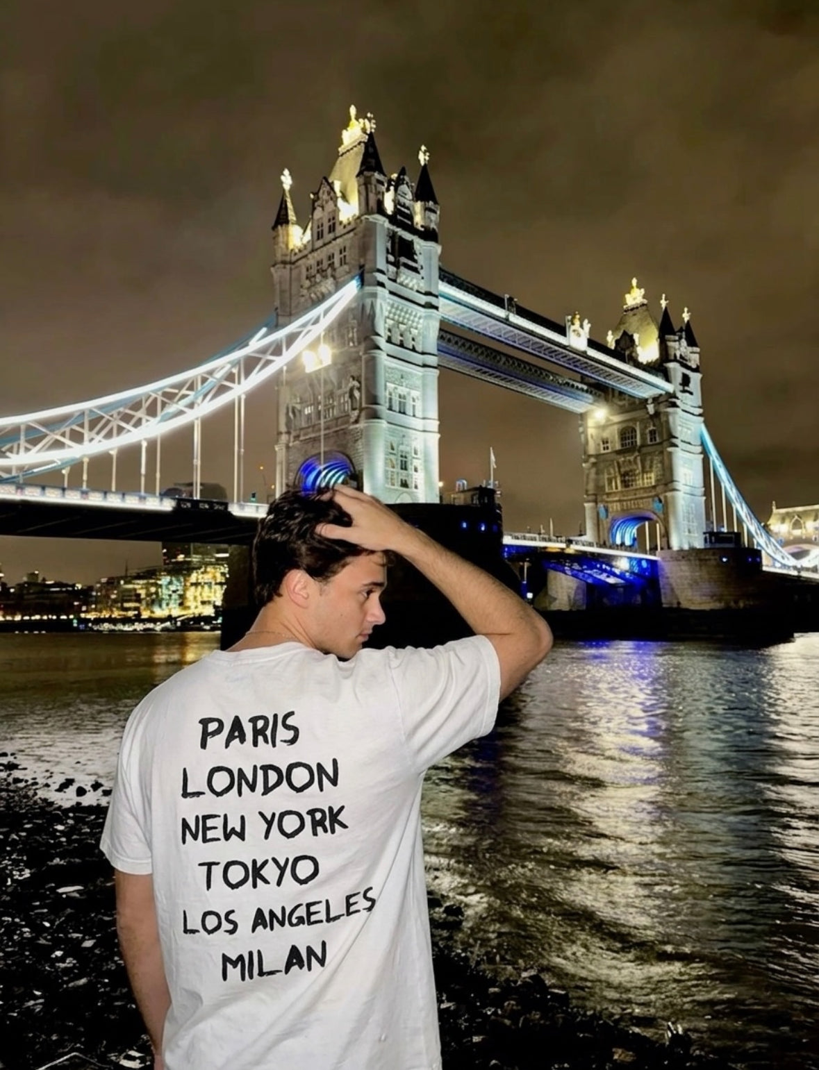 Global Cities White Tee