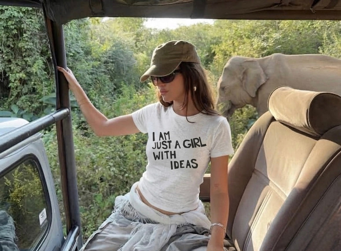 I Am Just a Girl With Ideas Tee