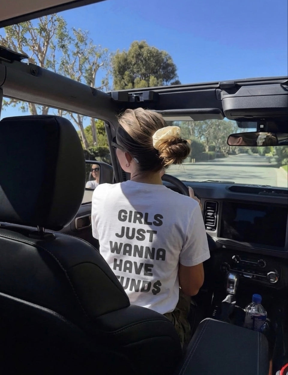 Girls Just Wanna Have Funds White Tee