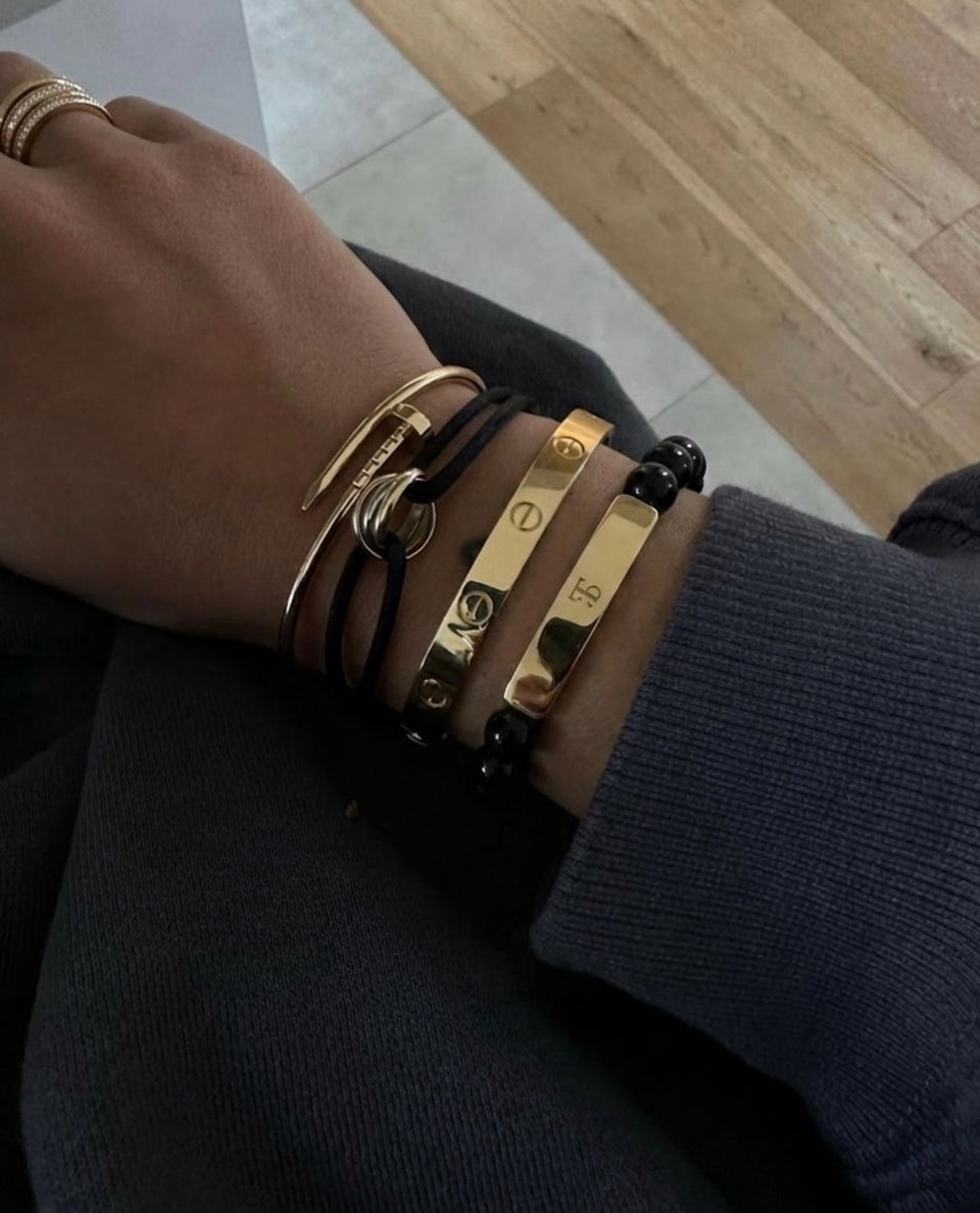 Void Onyx Gold Bracelet