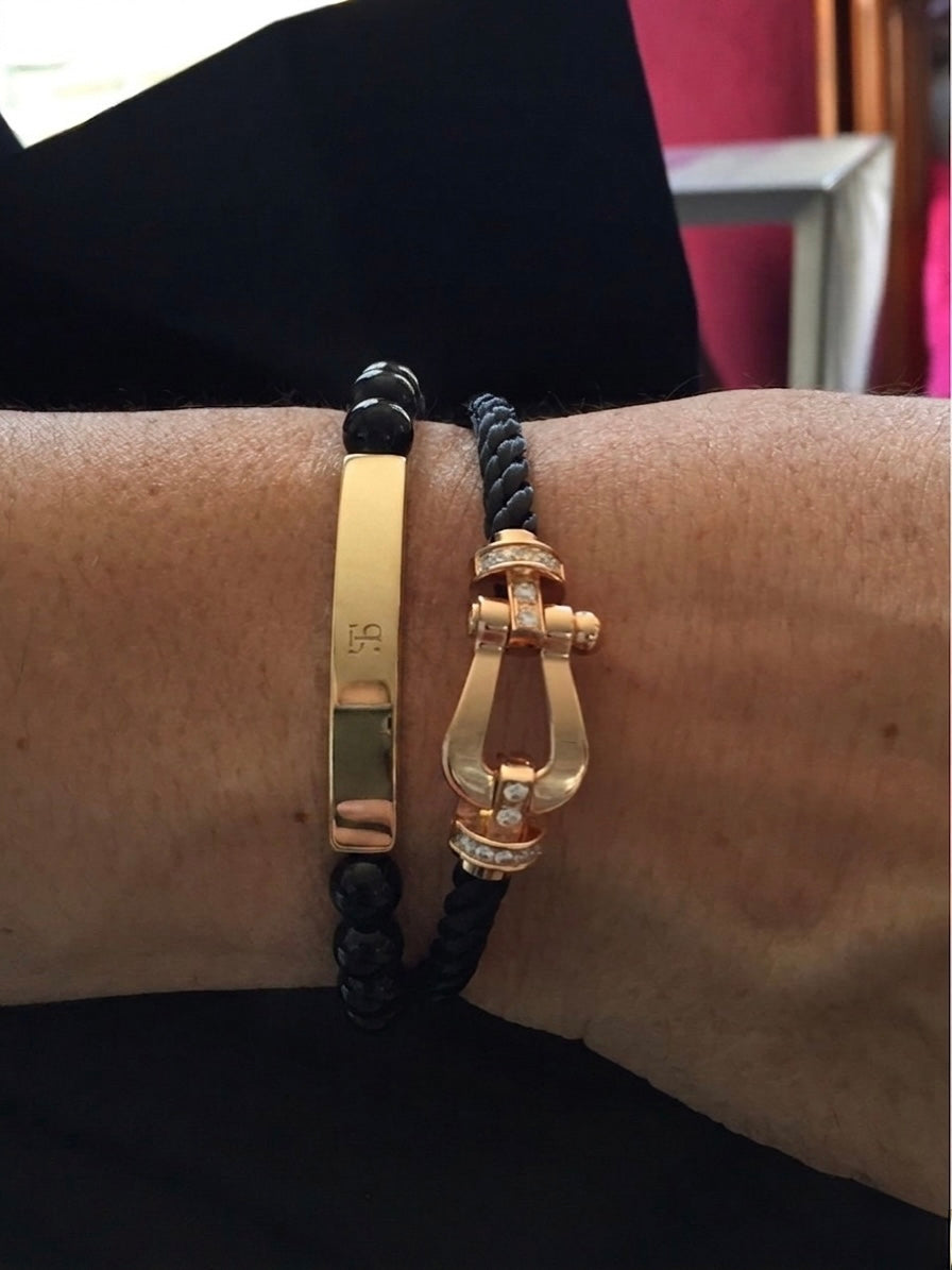 Void Onyx Gold Bracelet