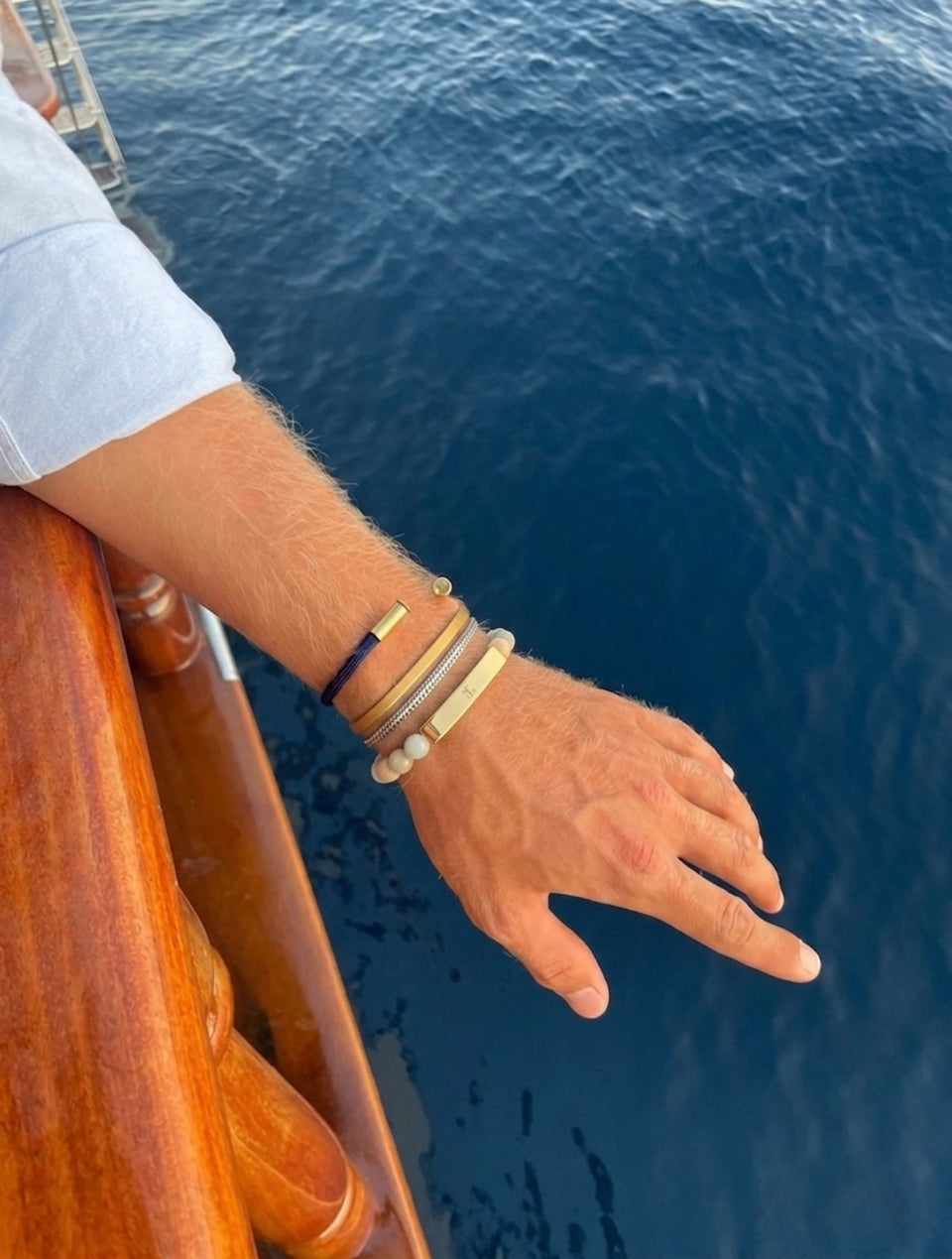 Coastal Mist Gold Bracelet