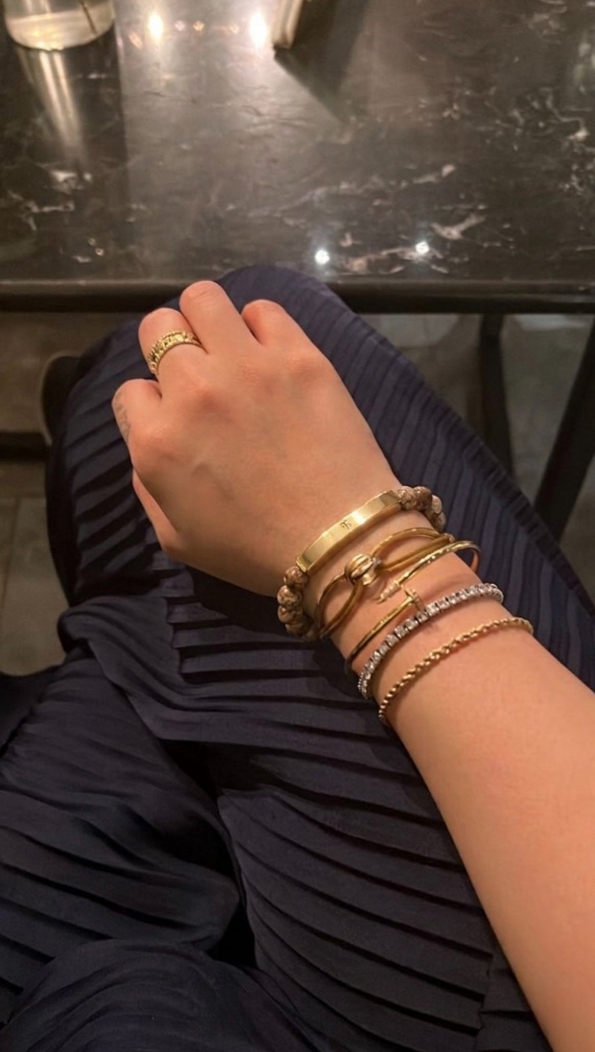 Desert Dust Gold Bracelet