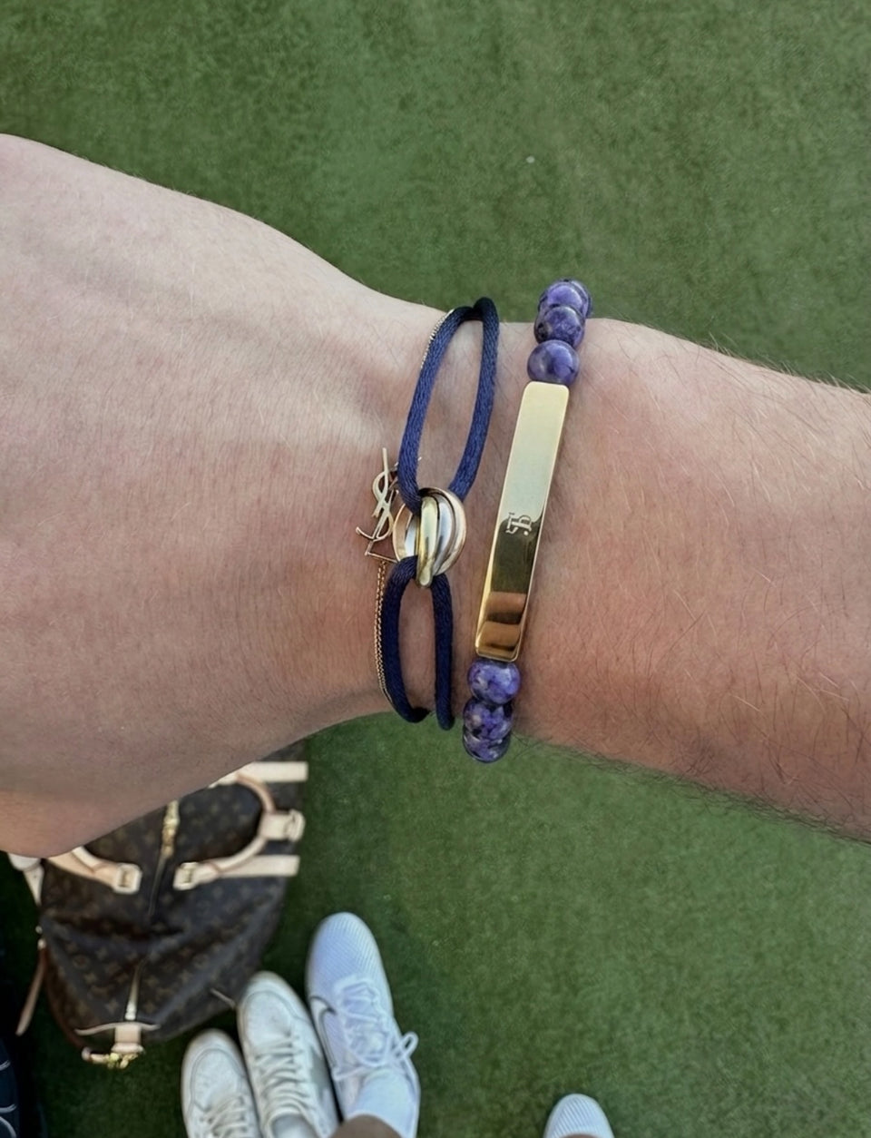 Indigo Night Gold Bracelet