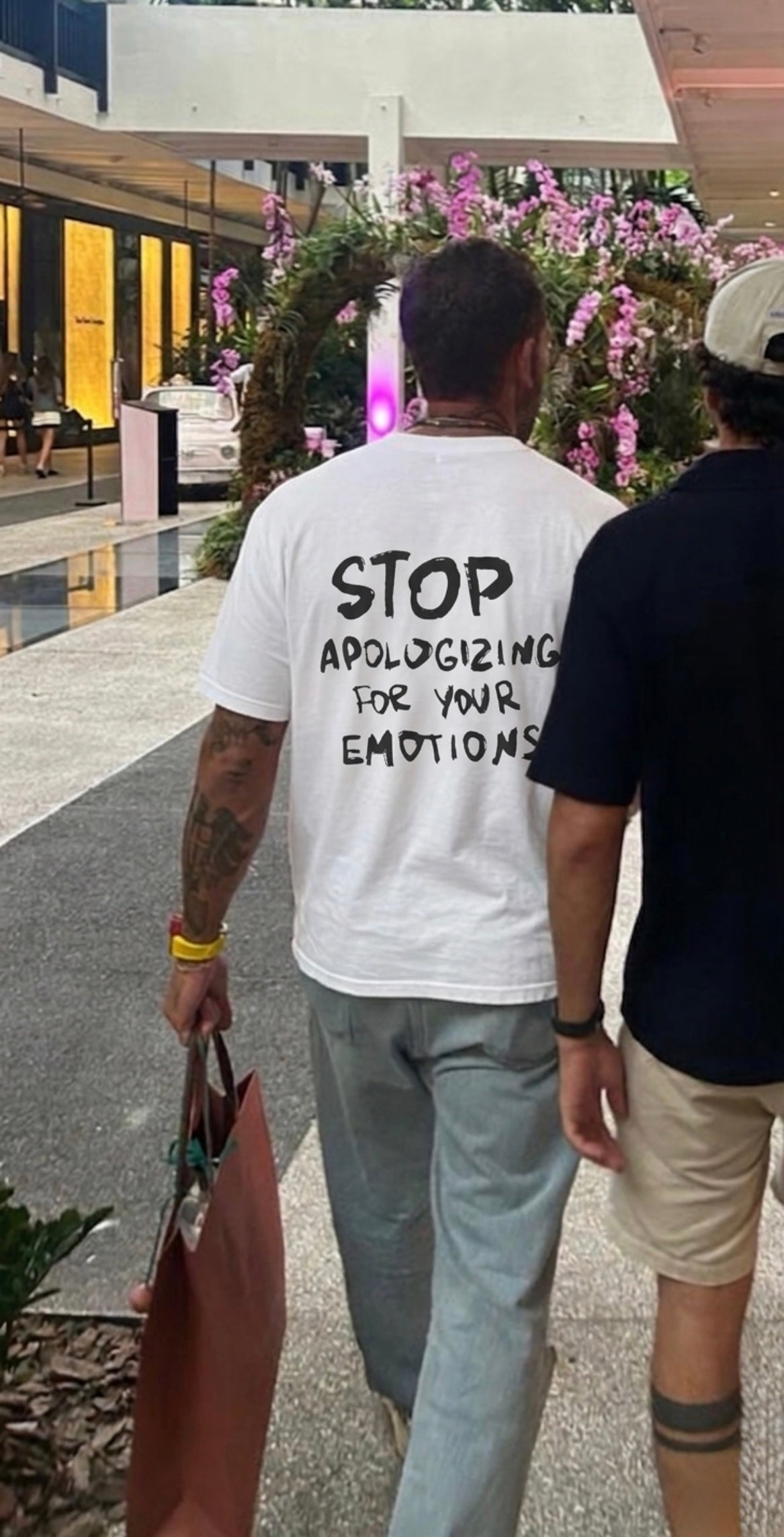 Embrace Your Emotions White Tee