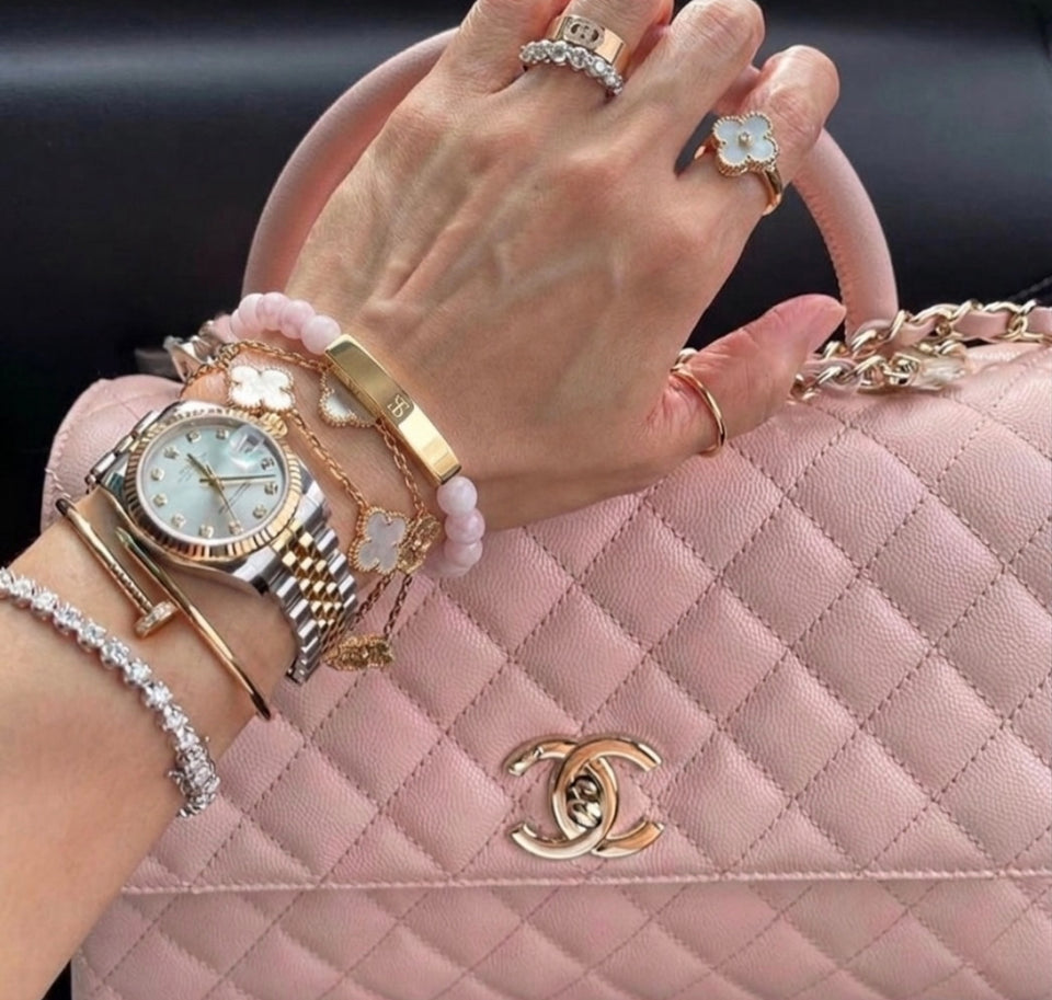 Pink Sorbet Gold Bracelet