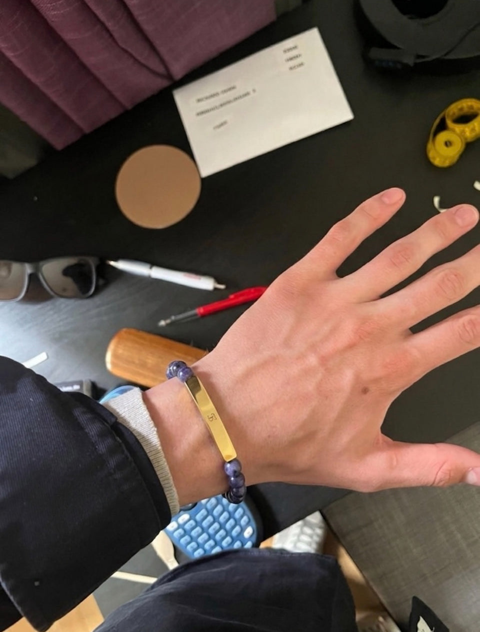 Indigo Night Gold Bracelet