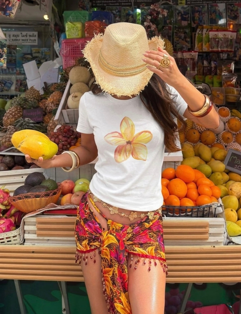 Tropical Blossom Tee