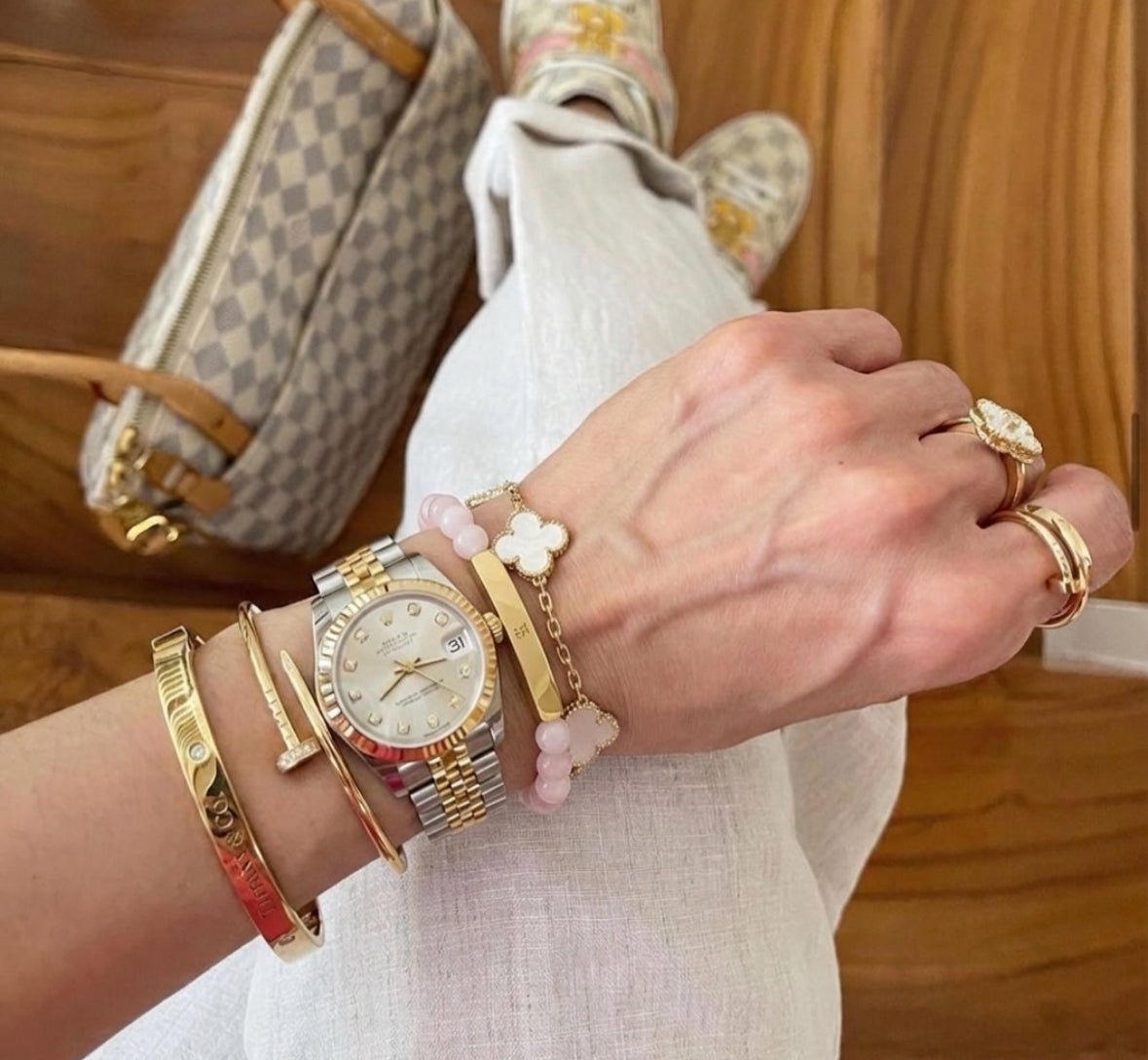 Pink Sorbet Gold Bracelet