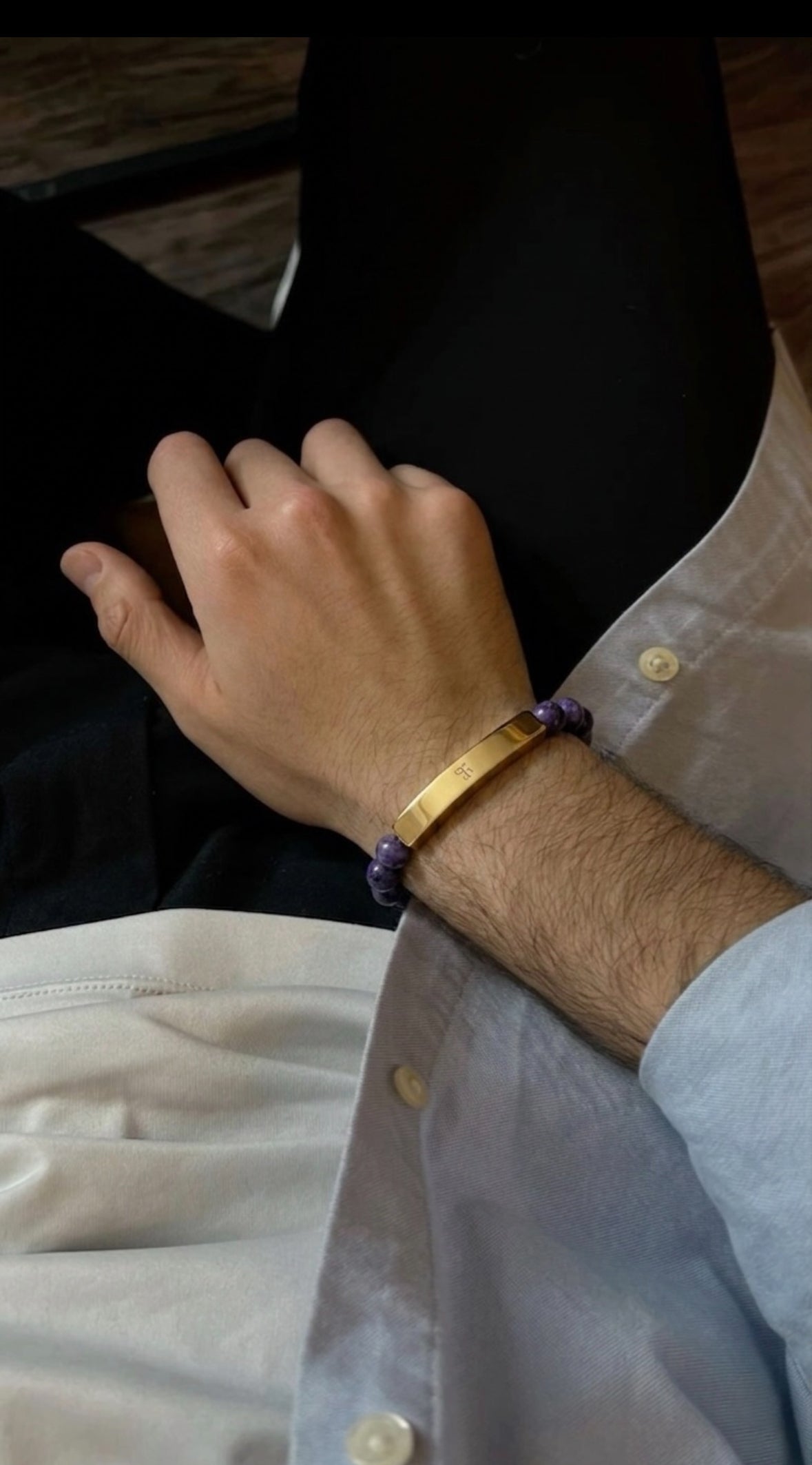 Indigo Night Gold Bracelet