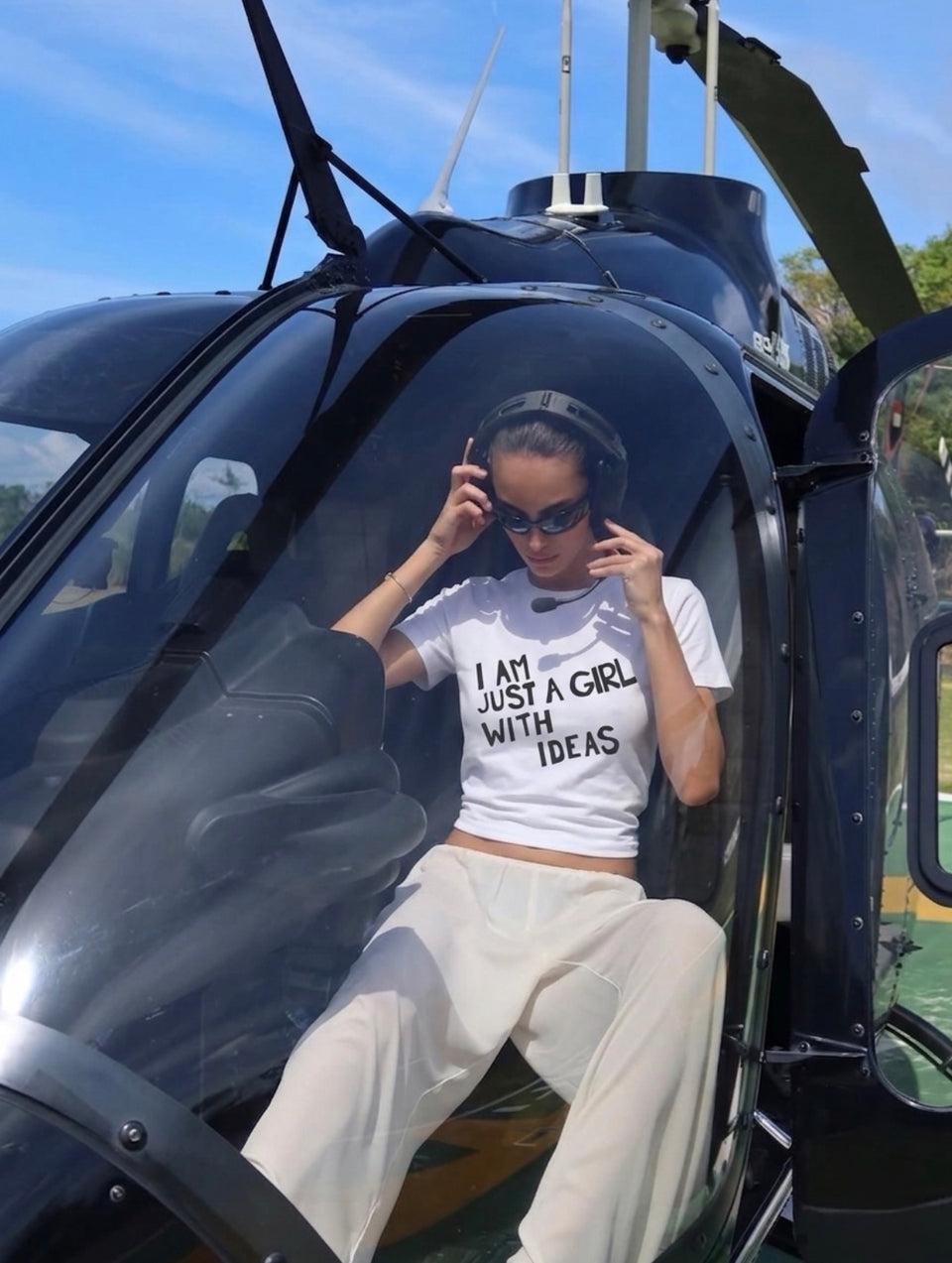 I Am Just a Girl With Ideas Tee