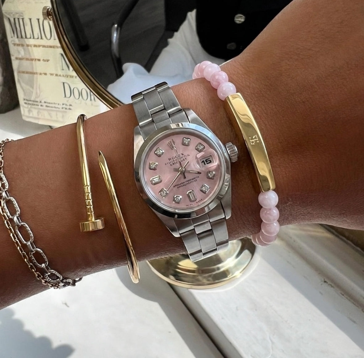 Pink Sorbet Gold Bracelet