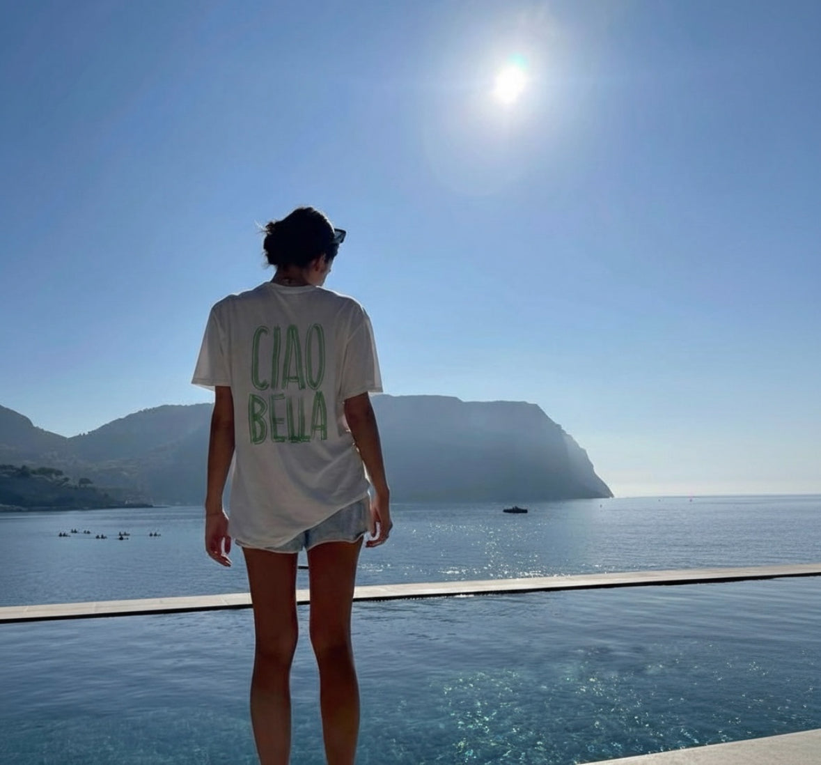 Ciao Bella White Tee