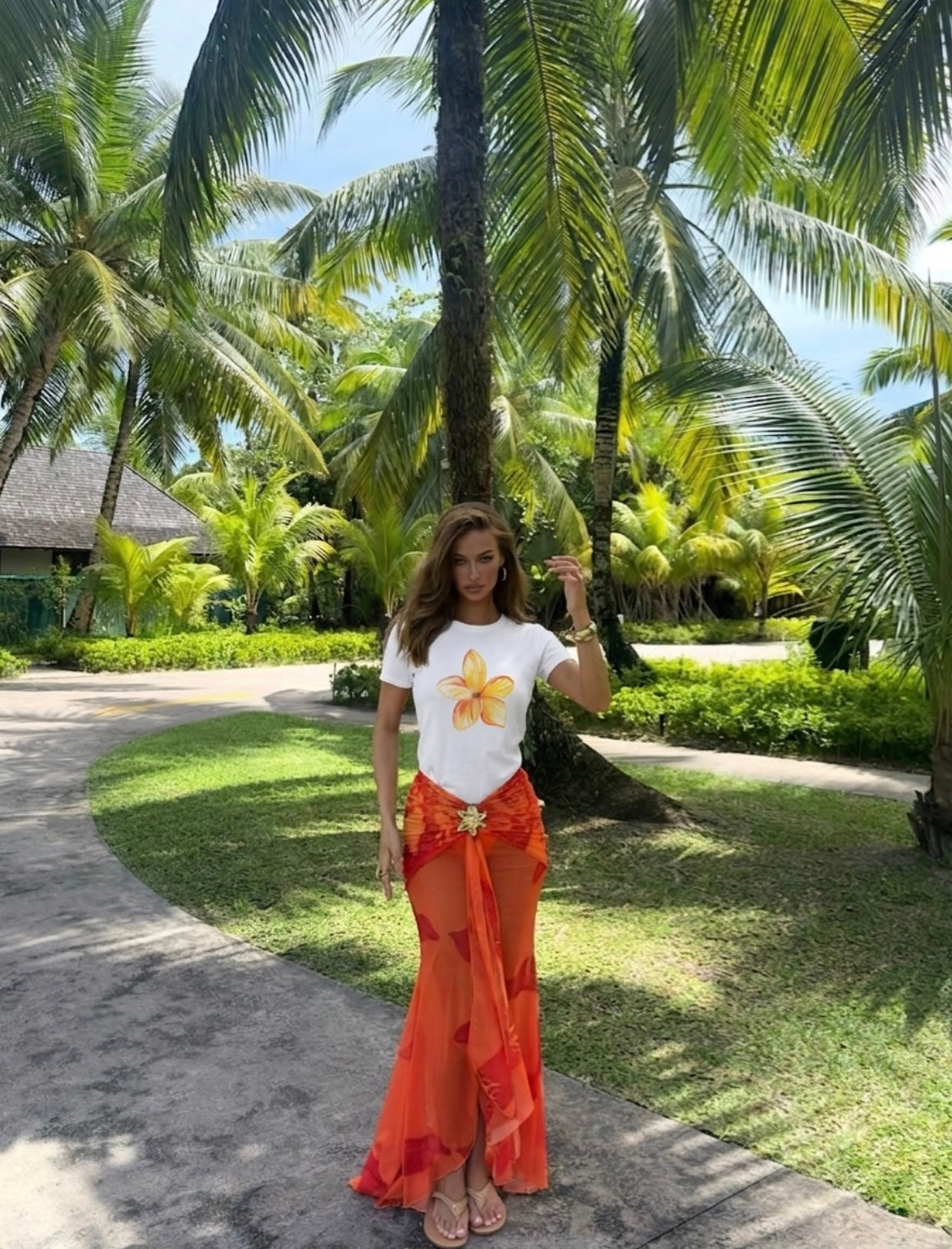 Tropical Blossom Tee
