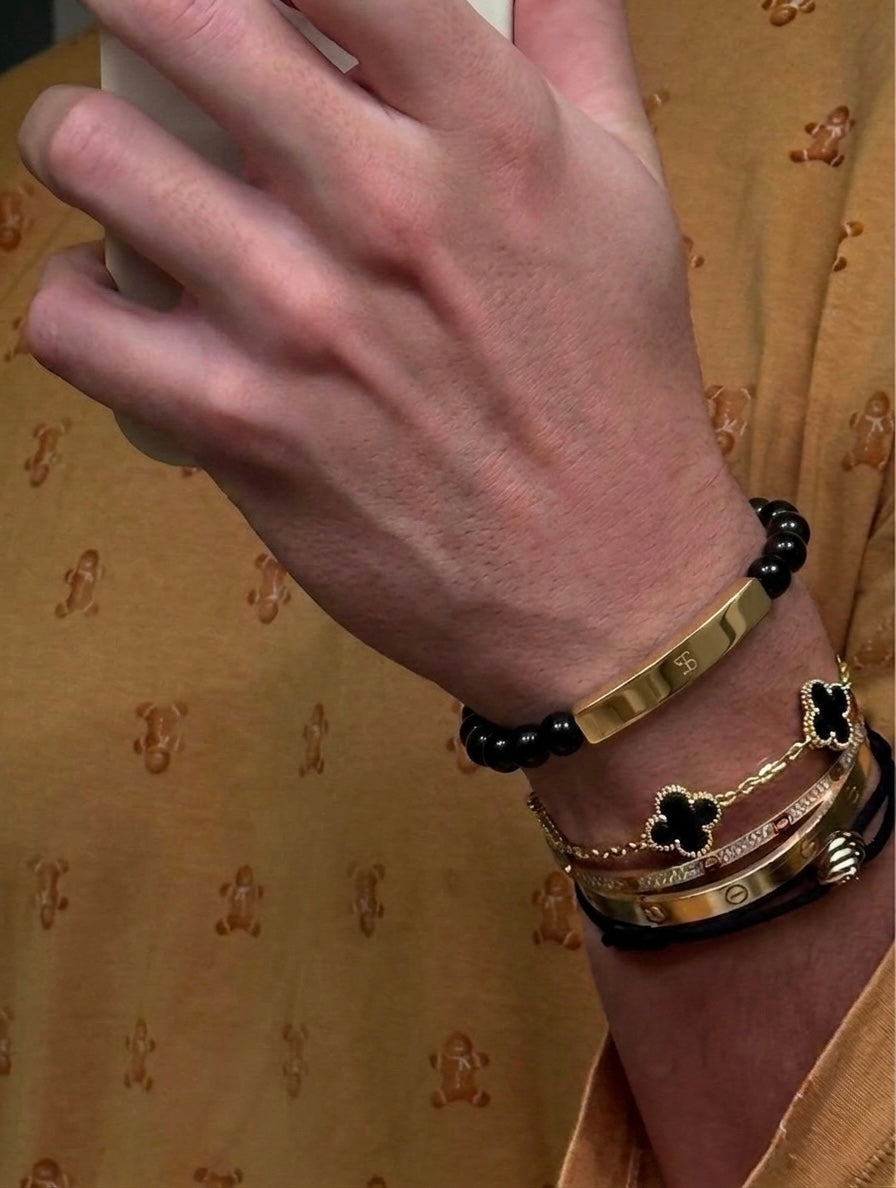 Void Onyx Gold Bracelet