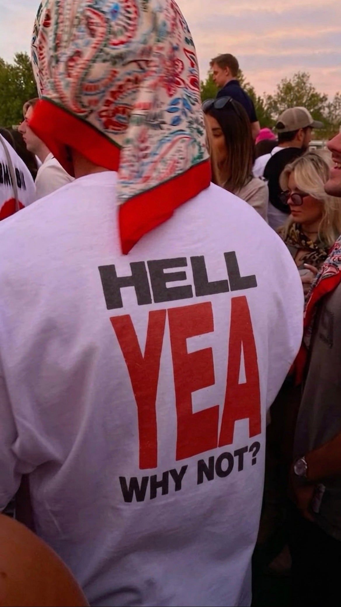 Hell Yea White Tee