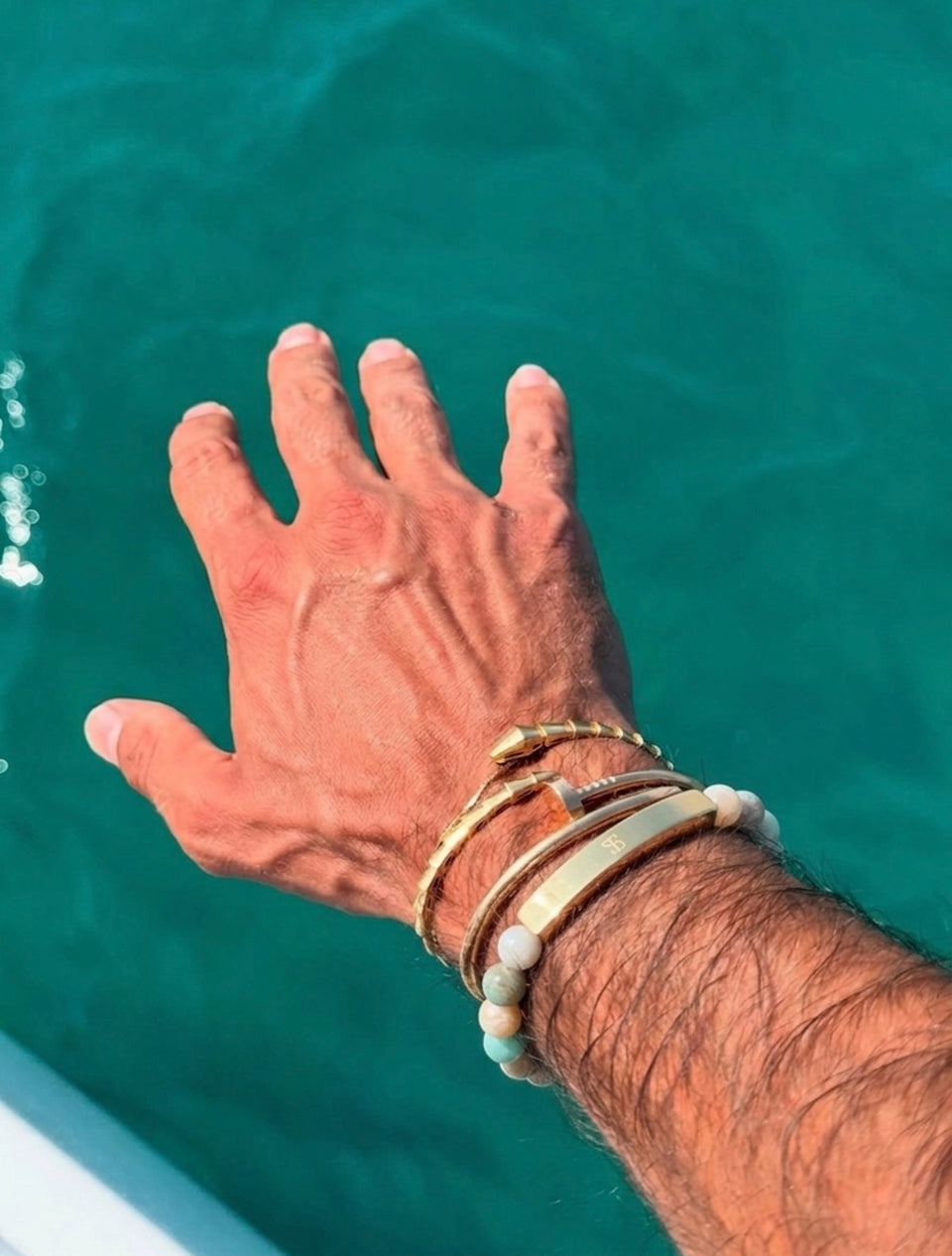 Coastal Mist Gold Bracelet