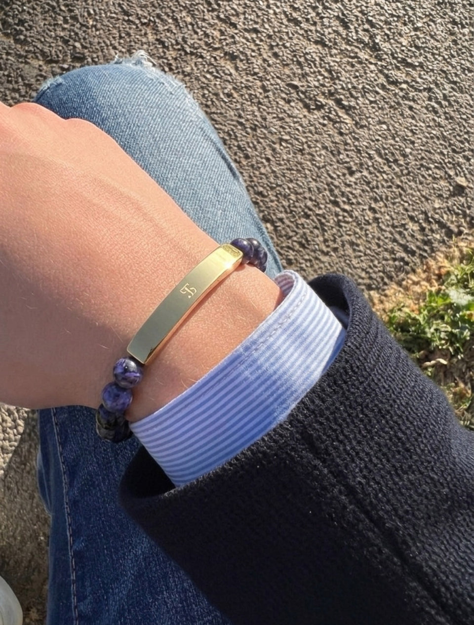 Indigo Night Gold Bracelet